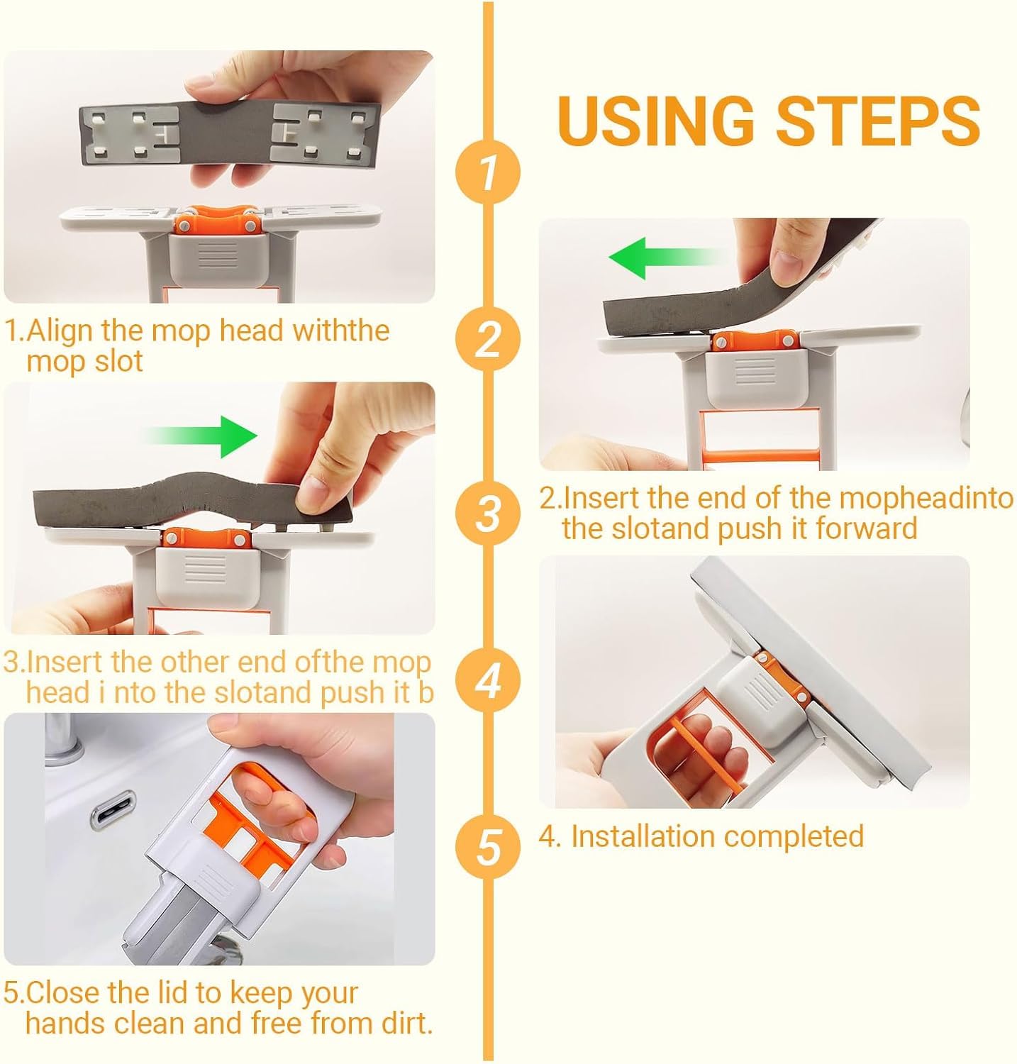 CleanClick™ Compact Surface Mop