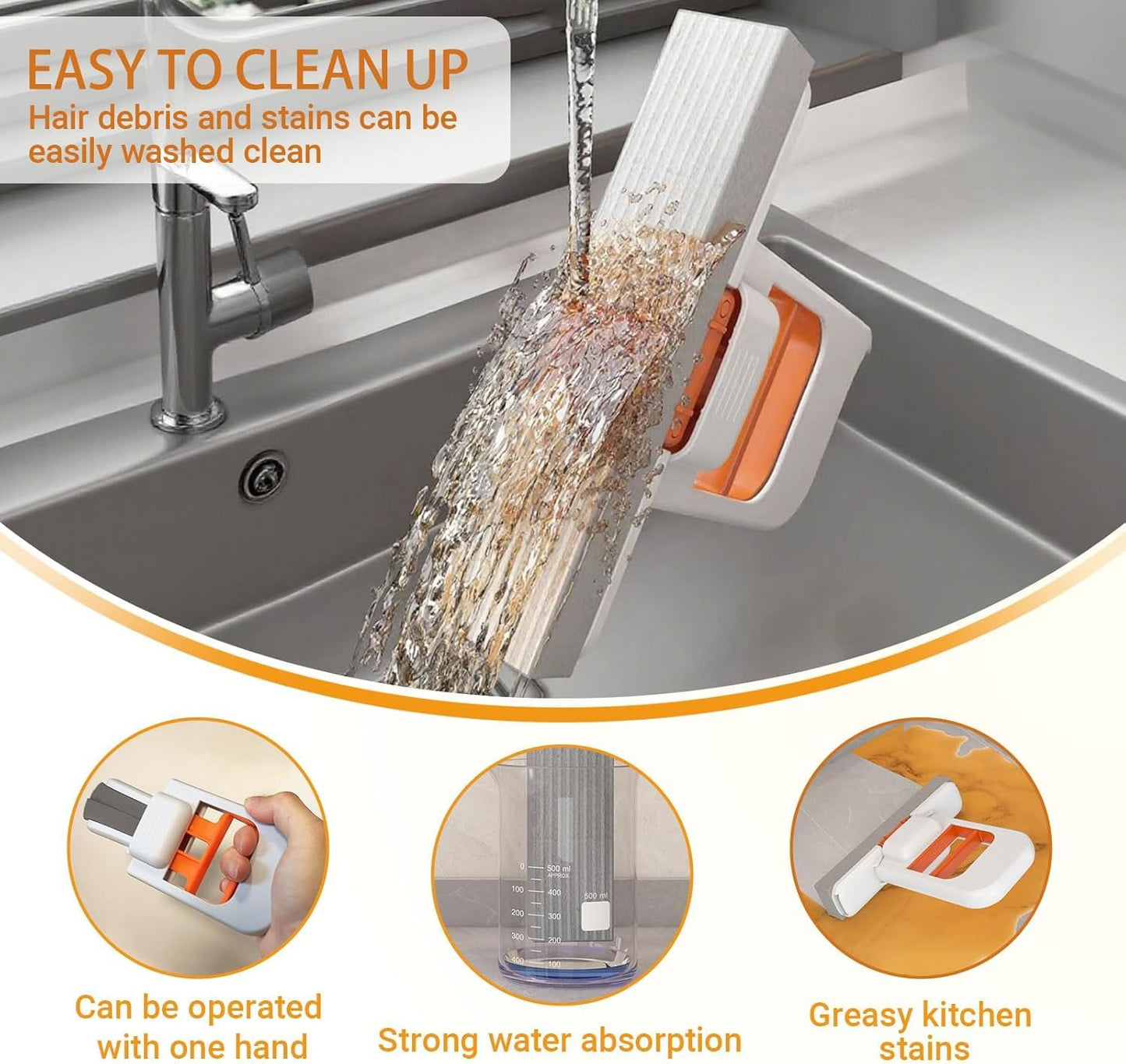 CleanClick™ Compact Surface Mop