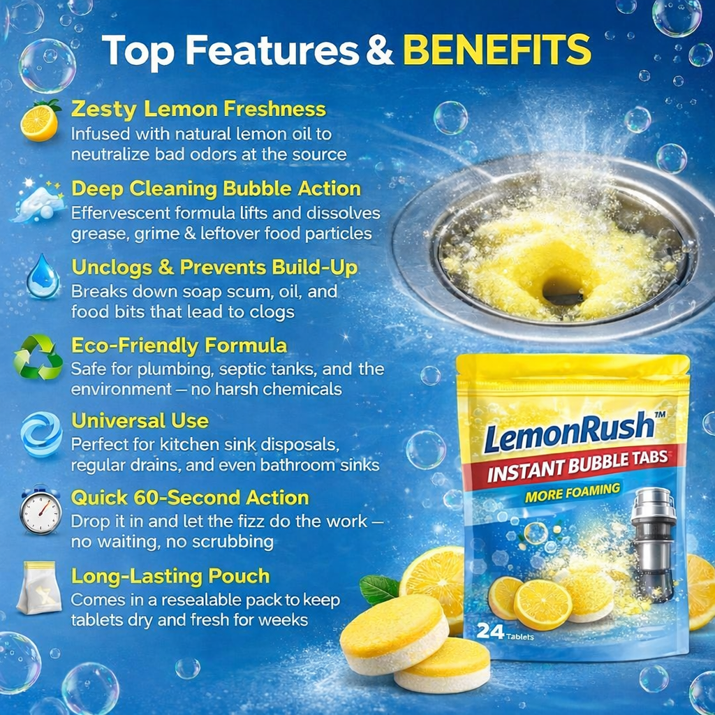 LemonRush™ Instant Bubble Tabs